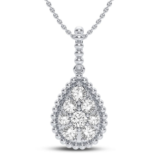 14K 0.40CT Diamond Pendant