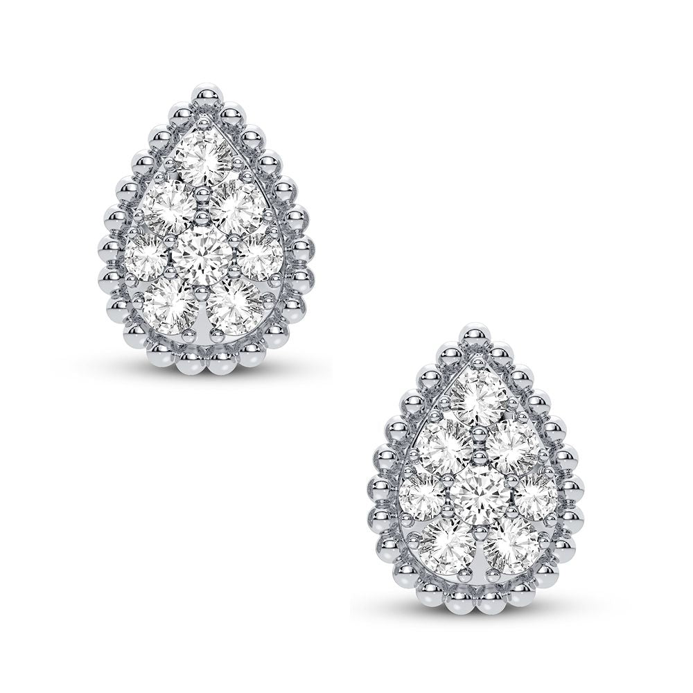 14K 0.62CT Diamond Earring