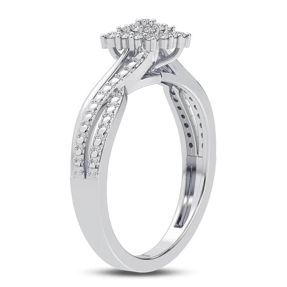 10K 0.20CT Diamond Ring