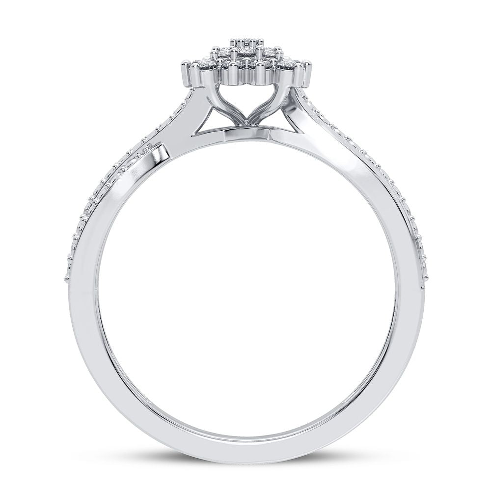 10K 0.20CT Diamond Ring