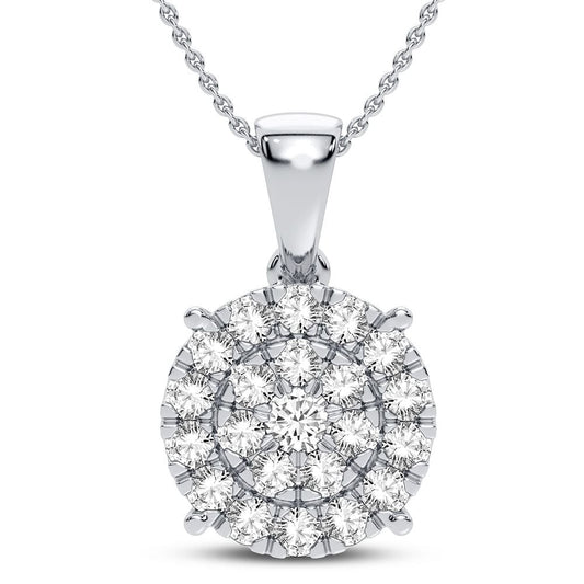 10K 0.75CT Daimond Pendant