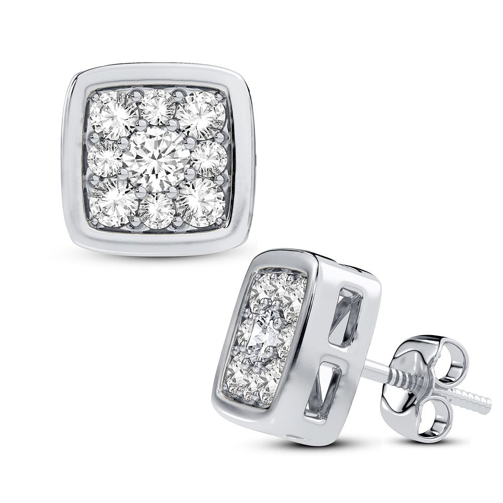 14K 0.33CT Diamond Earring