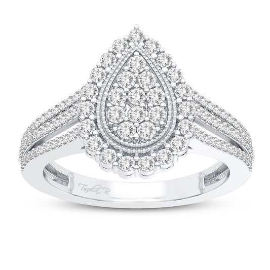10K 0.20CT Diamond Ring