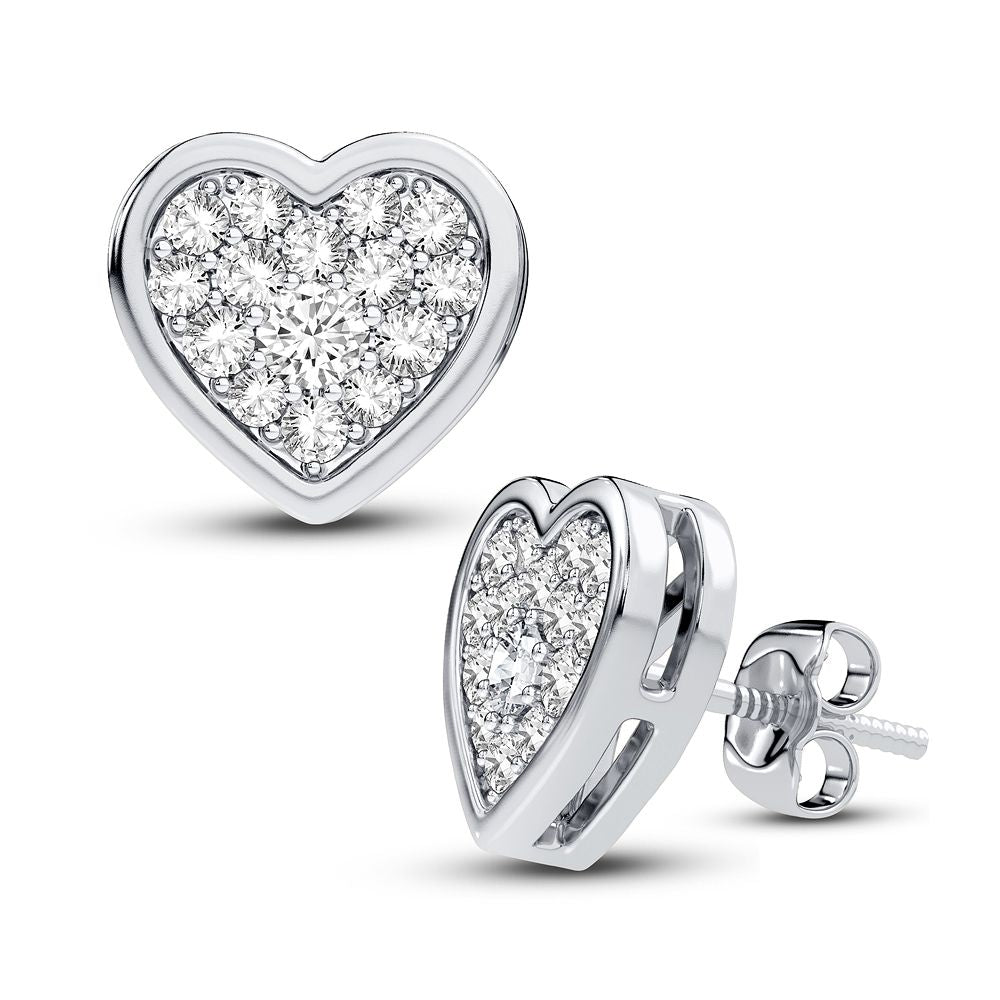 14K 0.33CT Diamond Earring