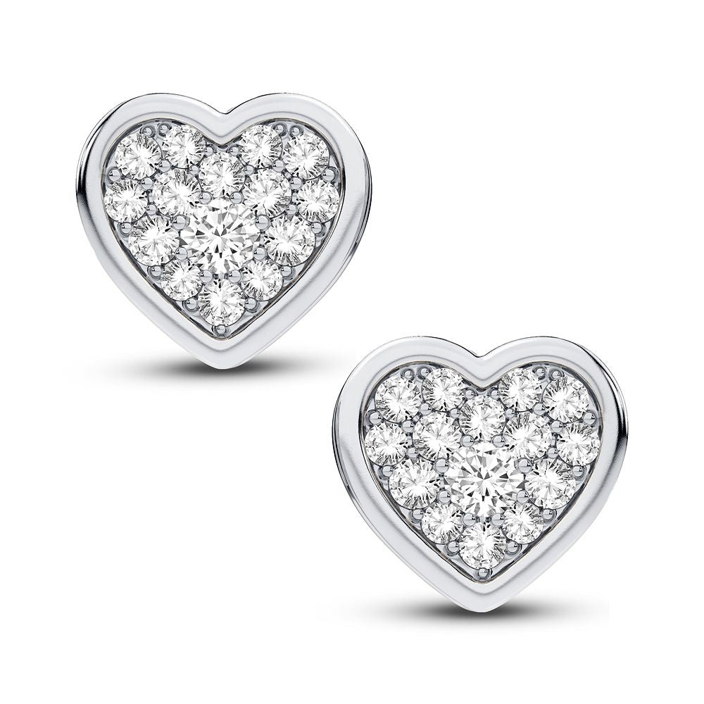 14K 0.33CT Diamond Earring