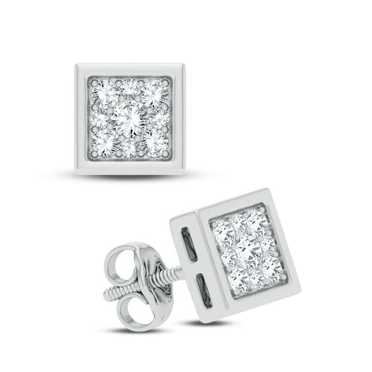 14K 0.25CT Diamond Earring