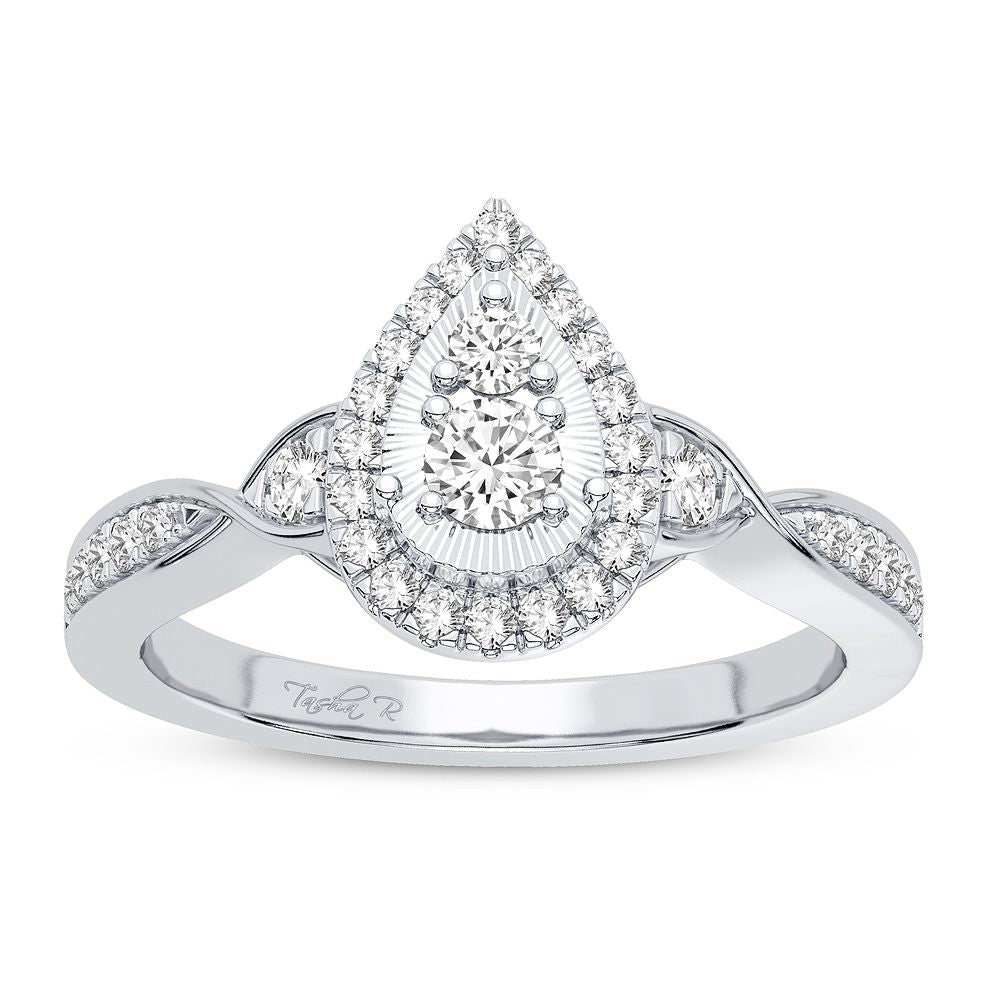 10K 0.33CT Diamond Ring