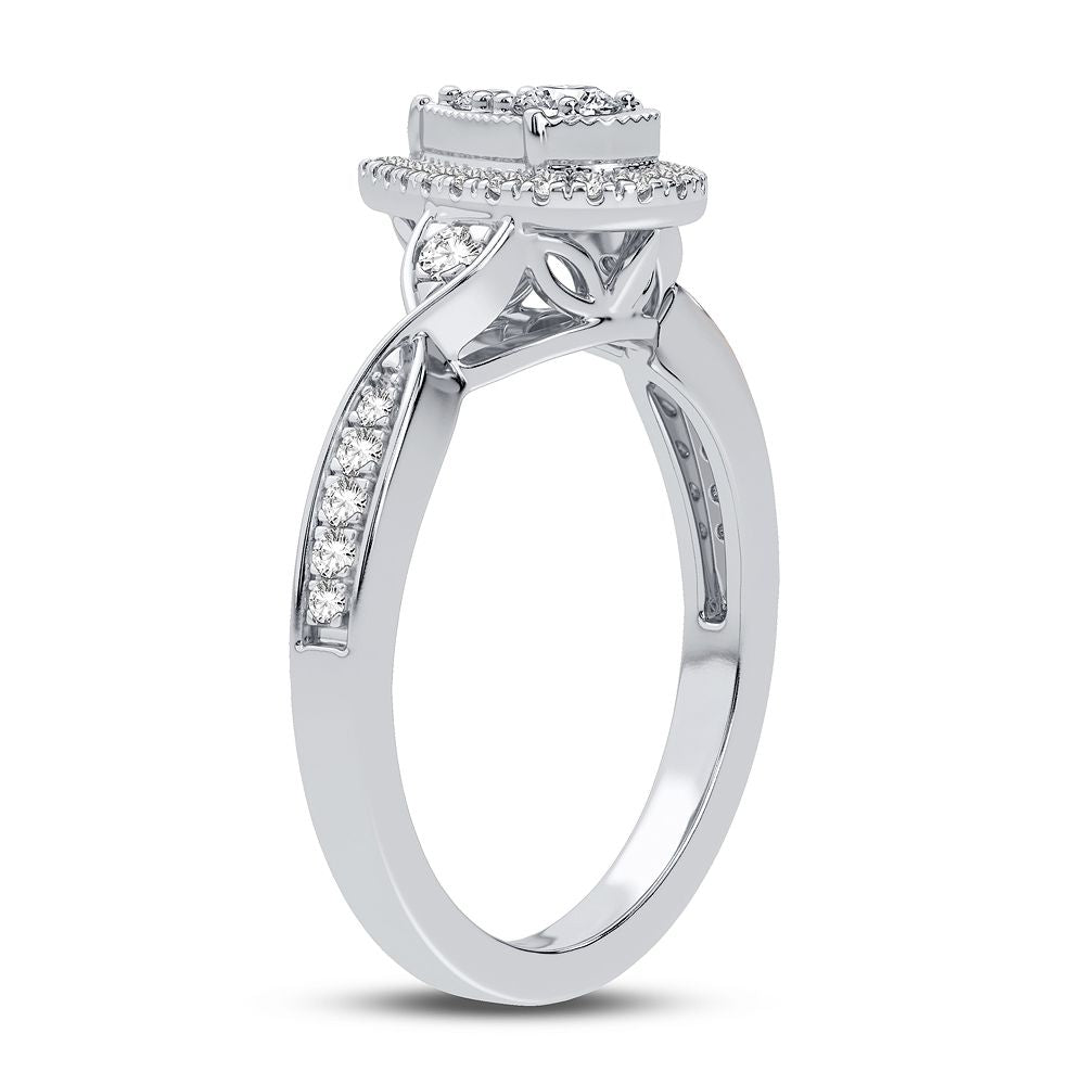 10K 0.33CT Diamond Ring