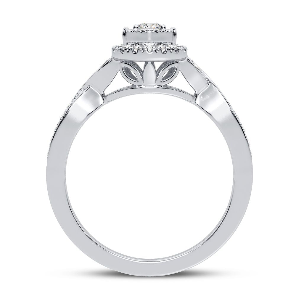 10K 0.33CT Diamond Ring