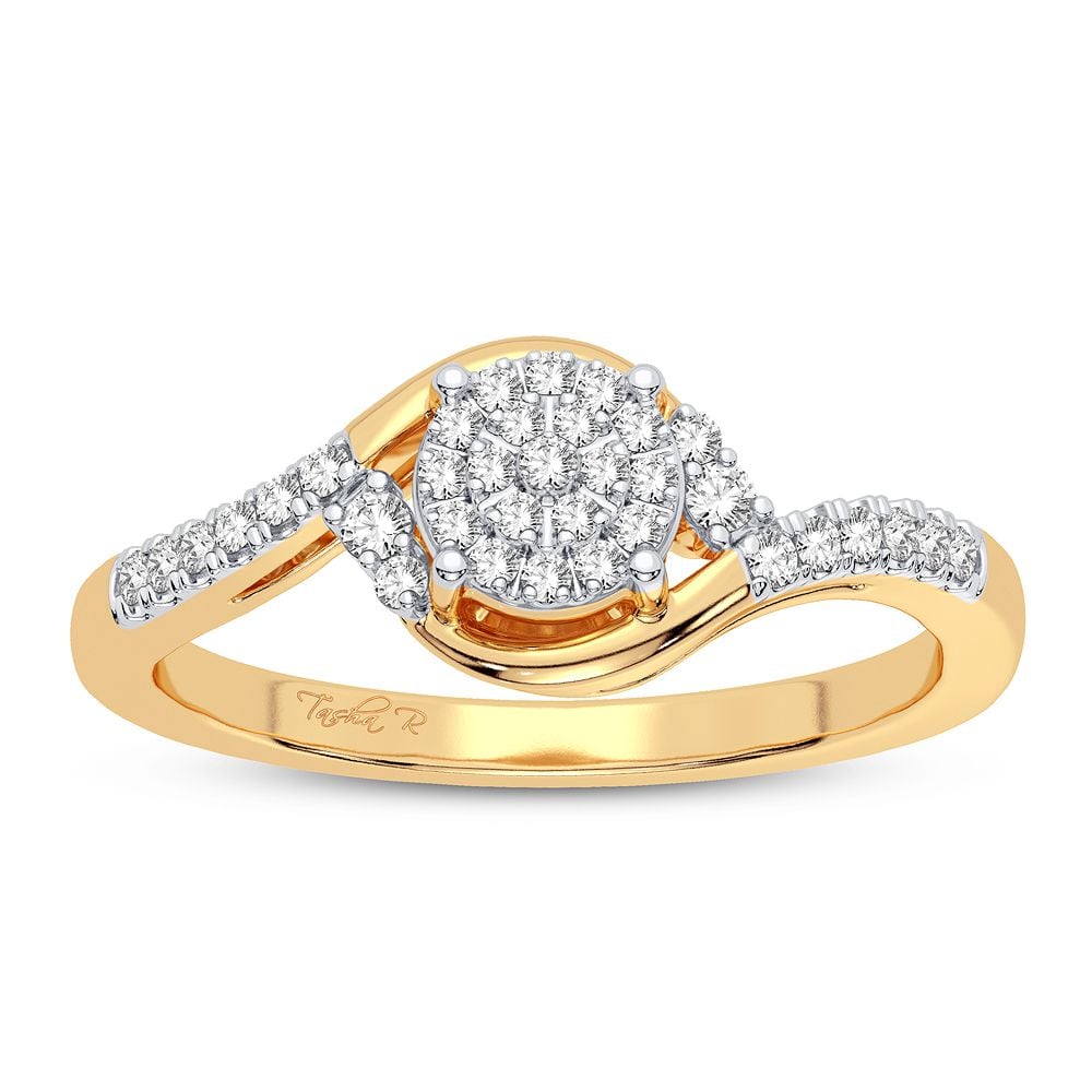 10K 0.15CT Diamond Ring