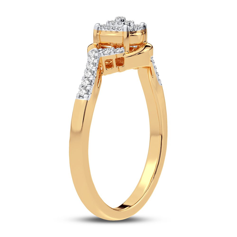 10K 0.15CT Diamond Ring