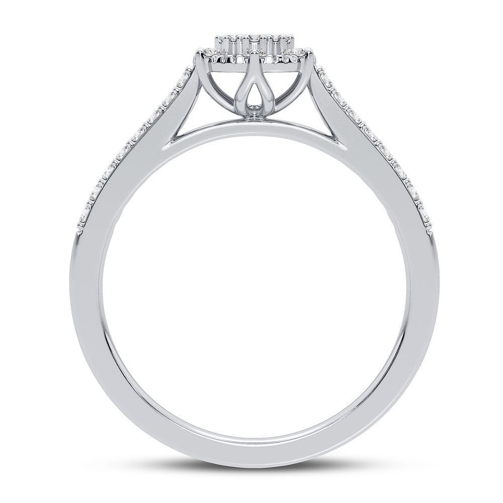 10K 0.20CT Diamond Ring