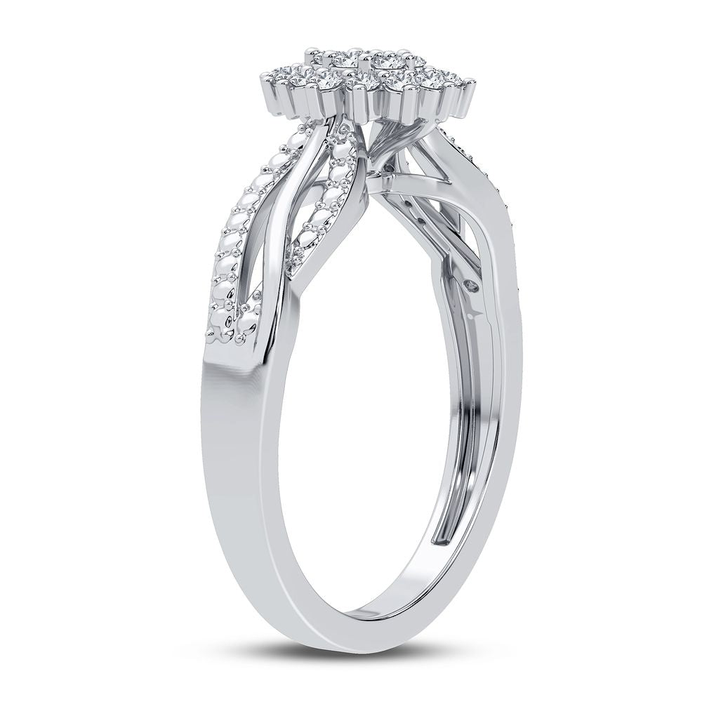10K 0.20CT Diamond Ring