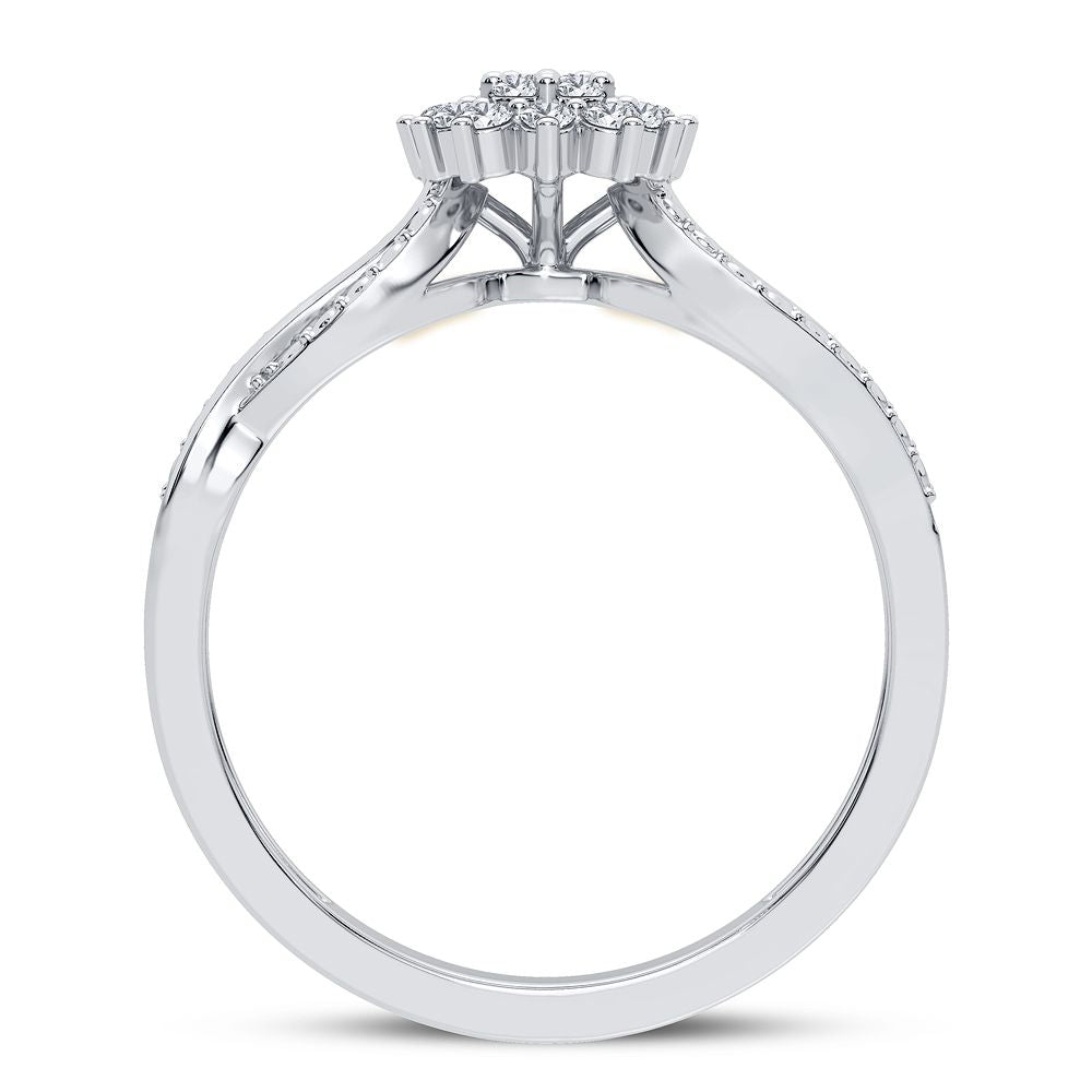 10K 0.20CT Diamond Ring