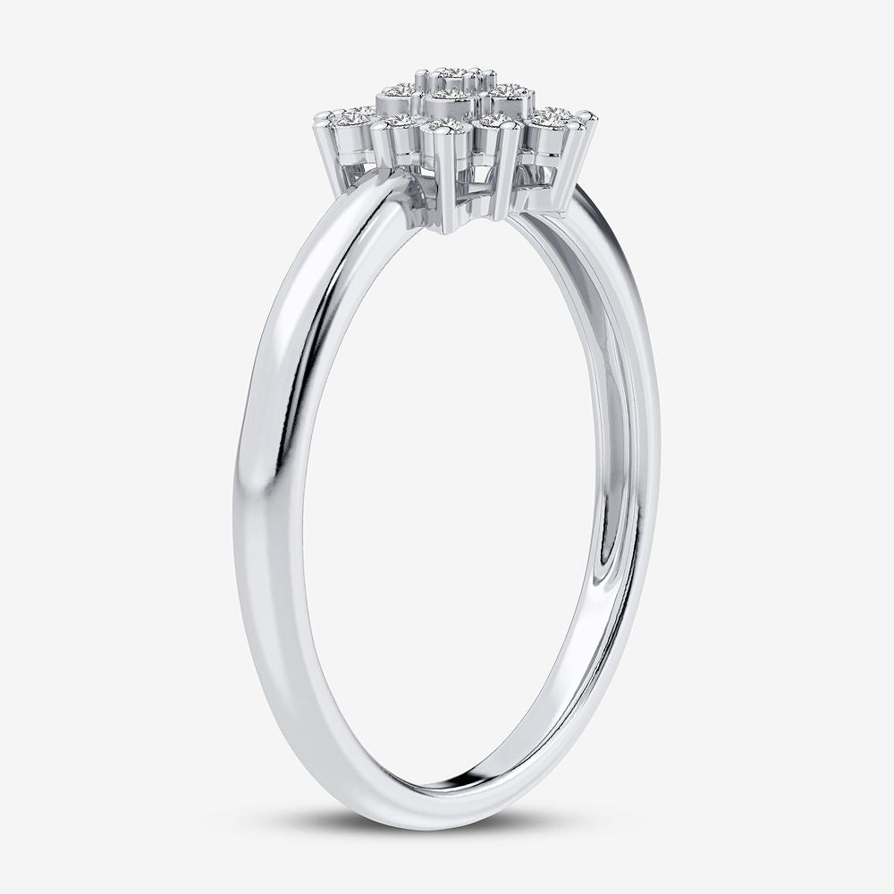 10K 0.10CT Diamond Ring