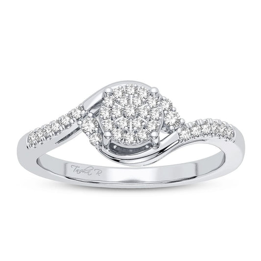10K 0.15CT Diamond Ring