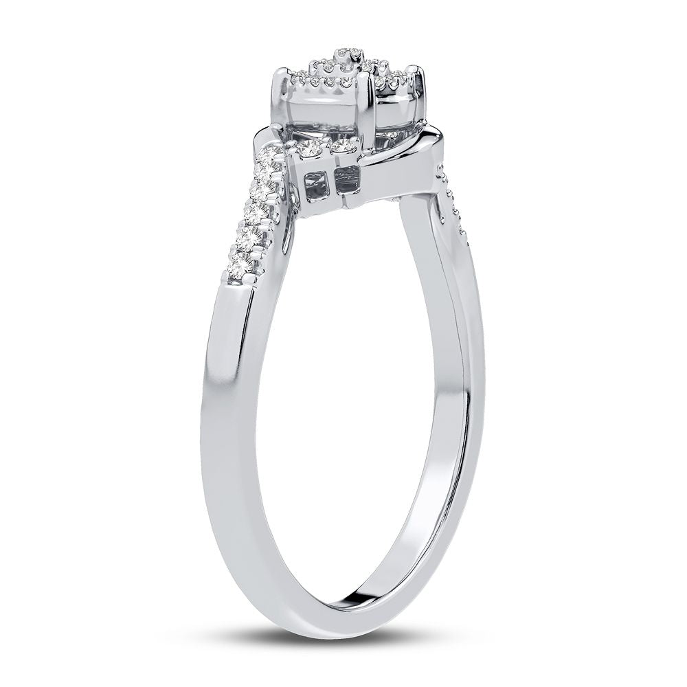 10K 0.15CT Diamond Ring