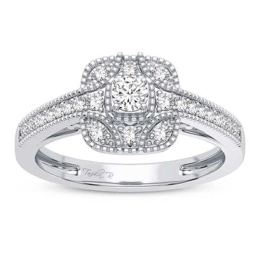 10K 0.25CT Diamond Ring