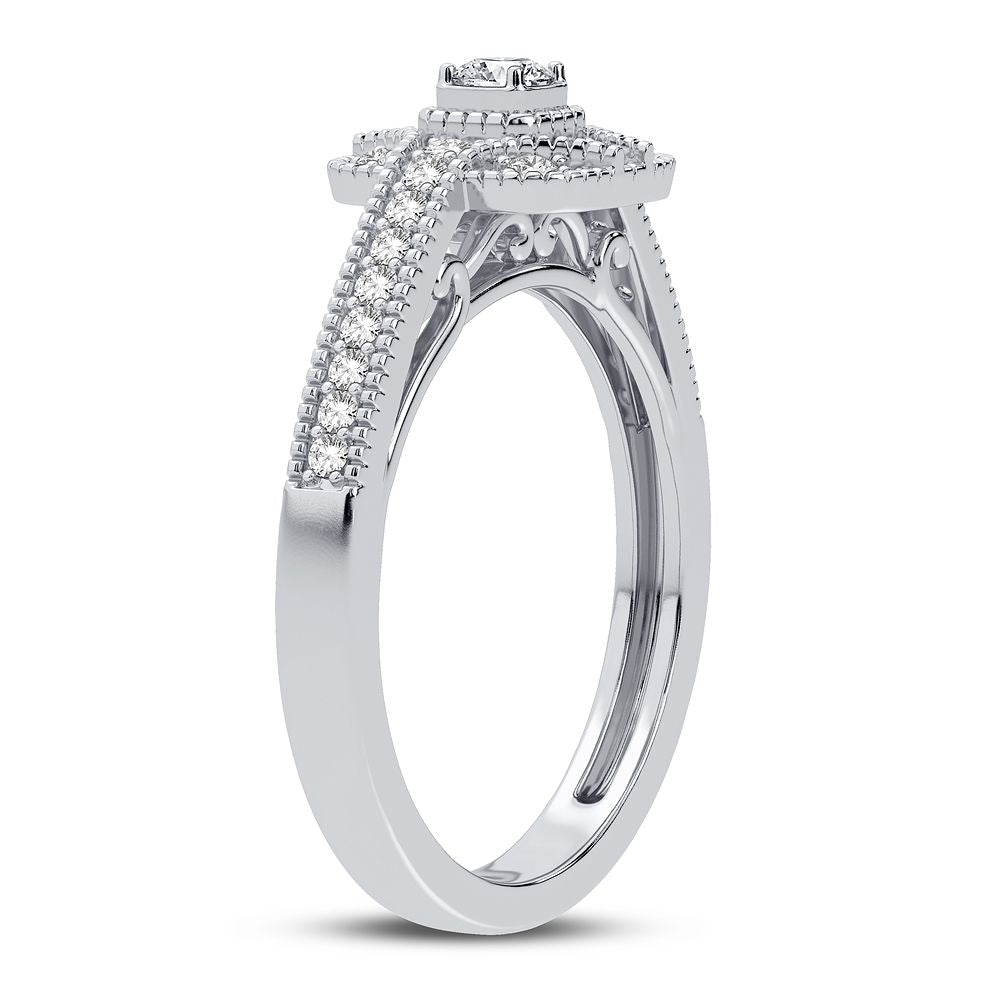 10K 0.25CT Diamond Ring