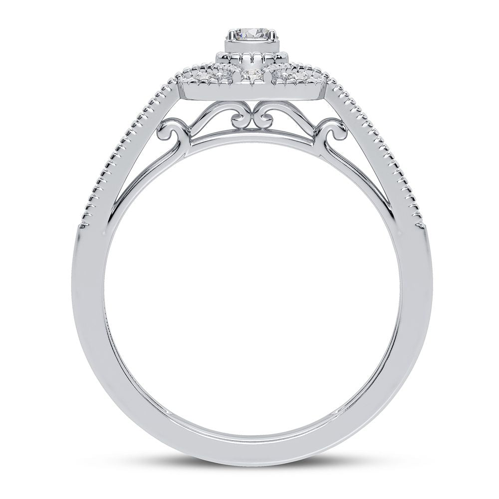 10K 0.25CT Diamond Ring