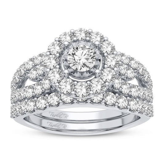 10K 1.75CT Diamond Bridal Ring