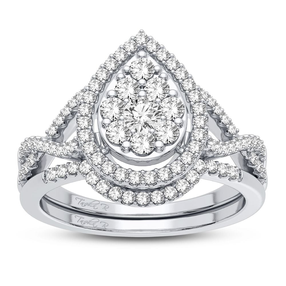 10K 0.75CT Diamond Bridal Ring