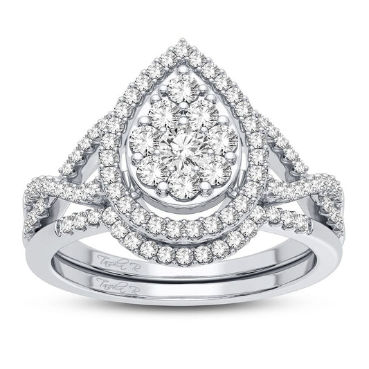 10K 0.75CT Diamond Bridal Ring