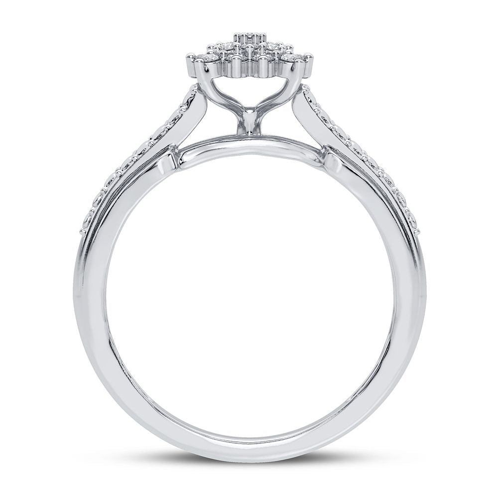 10K 0.20CT Diamond Ring
