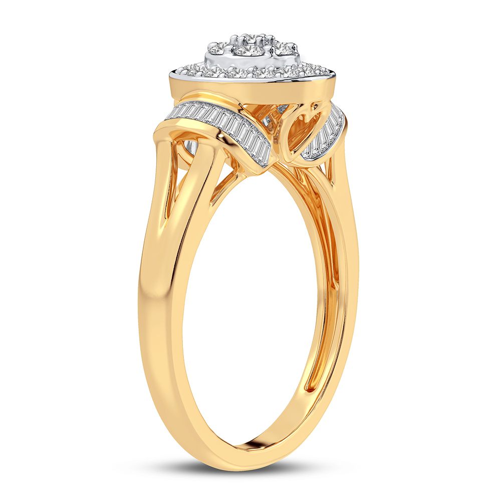 10K 0.50CT Diamond Ring