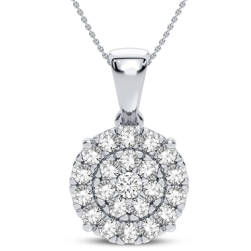 14K 1.50 Ct Diamond Pendant
