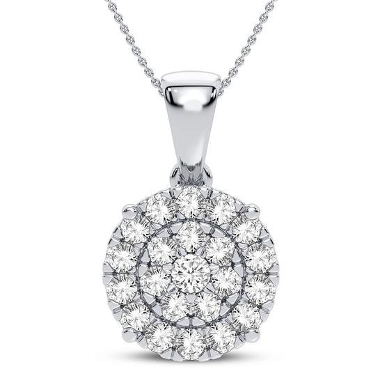 14K 1.50 Ct Diamond Pendant