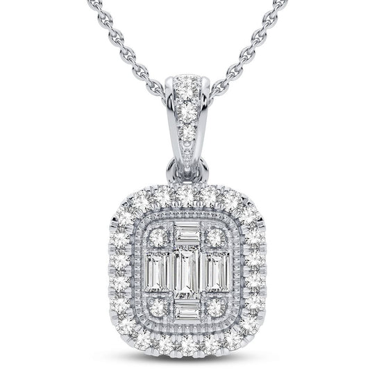 10K 0.28CT Diamond Pendant