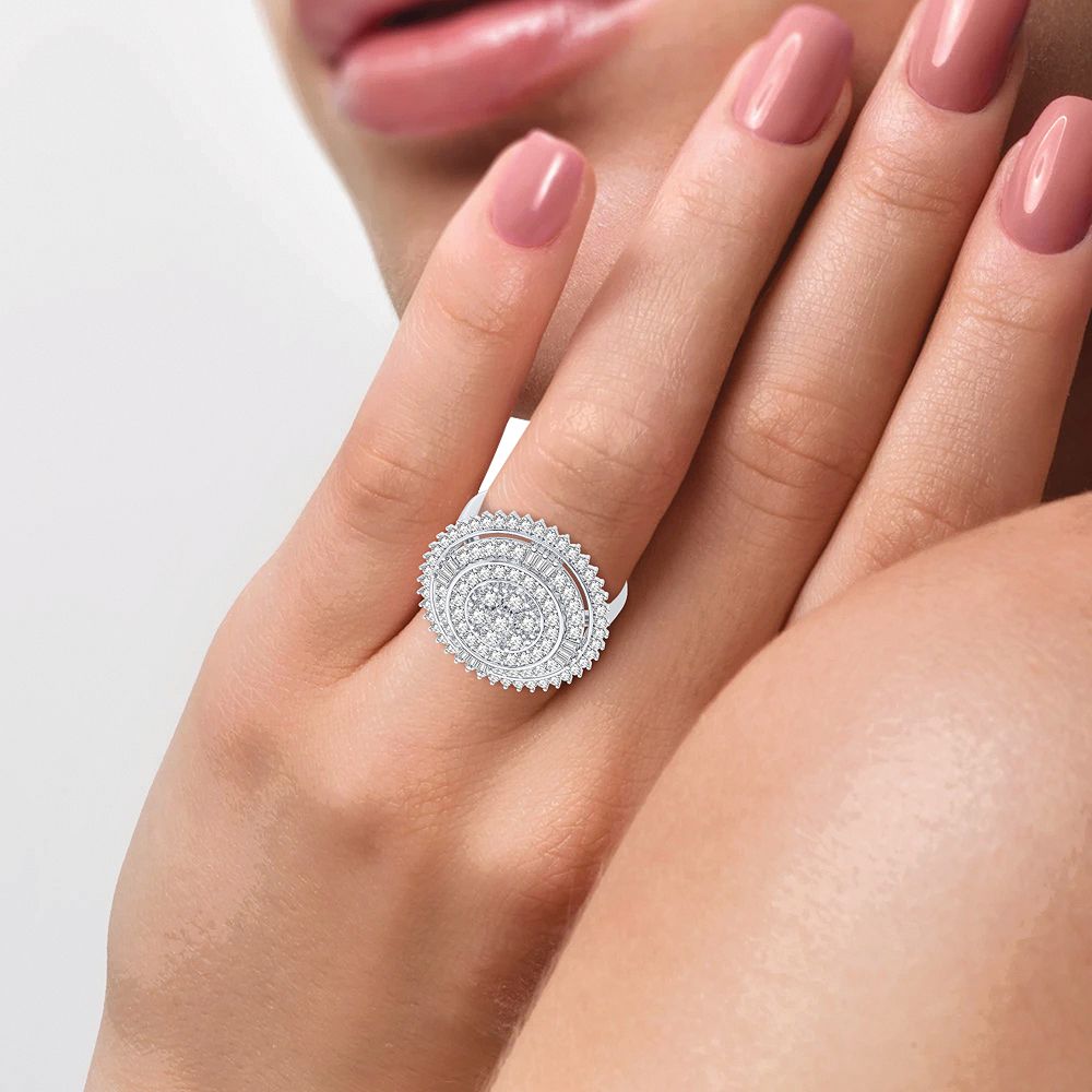 10K 1.00CT Diamond Ring