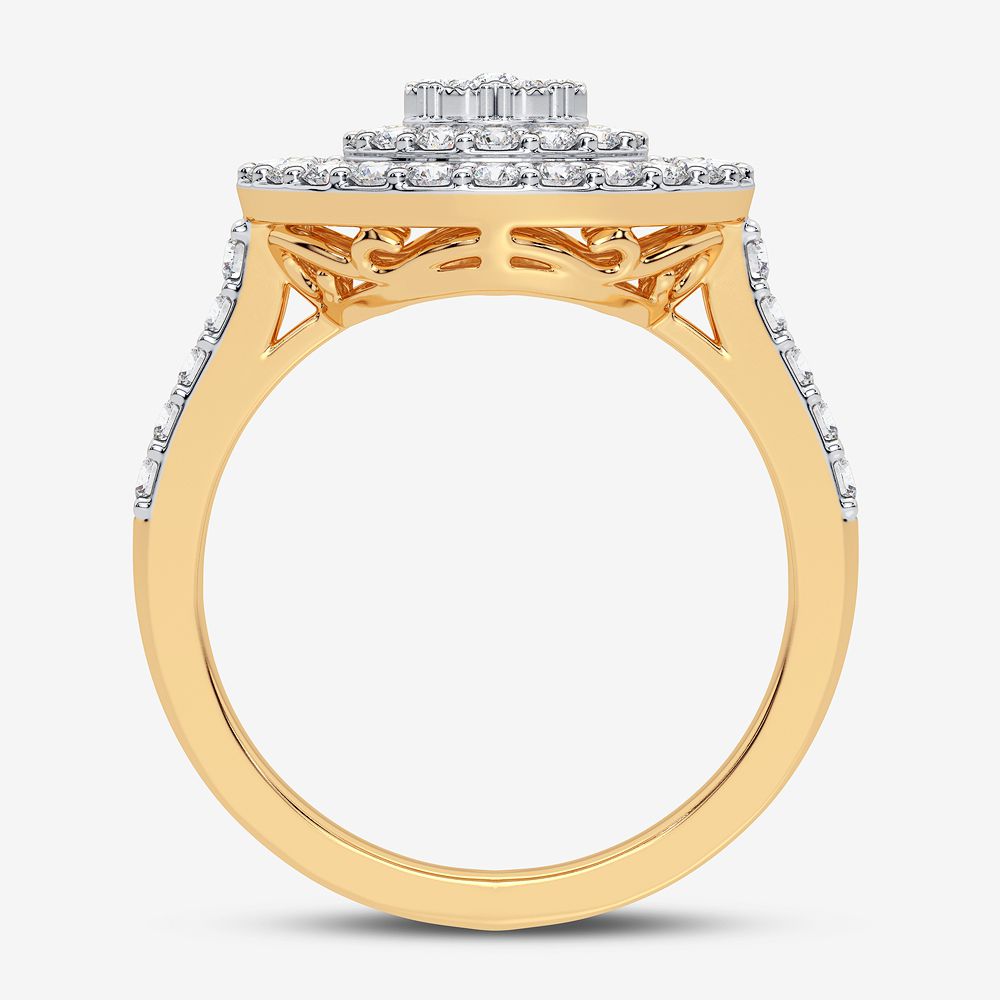 10K 1.00CT Diamond Ring