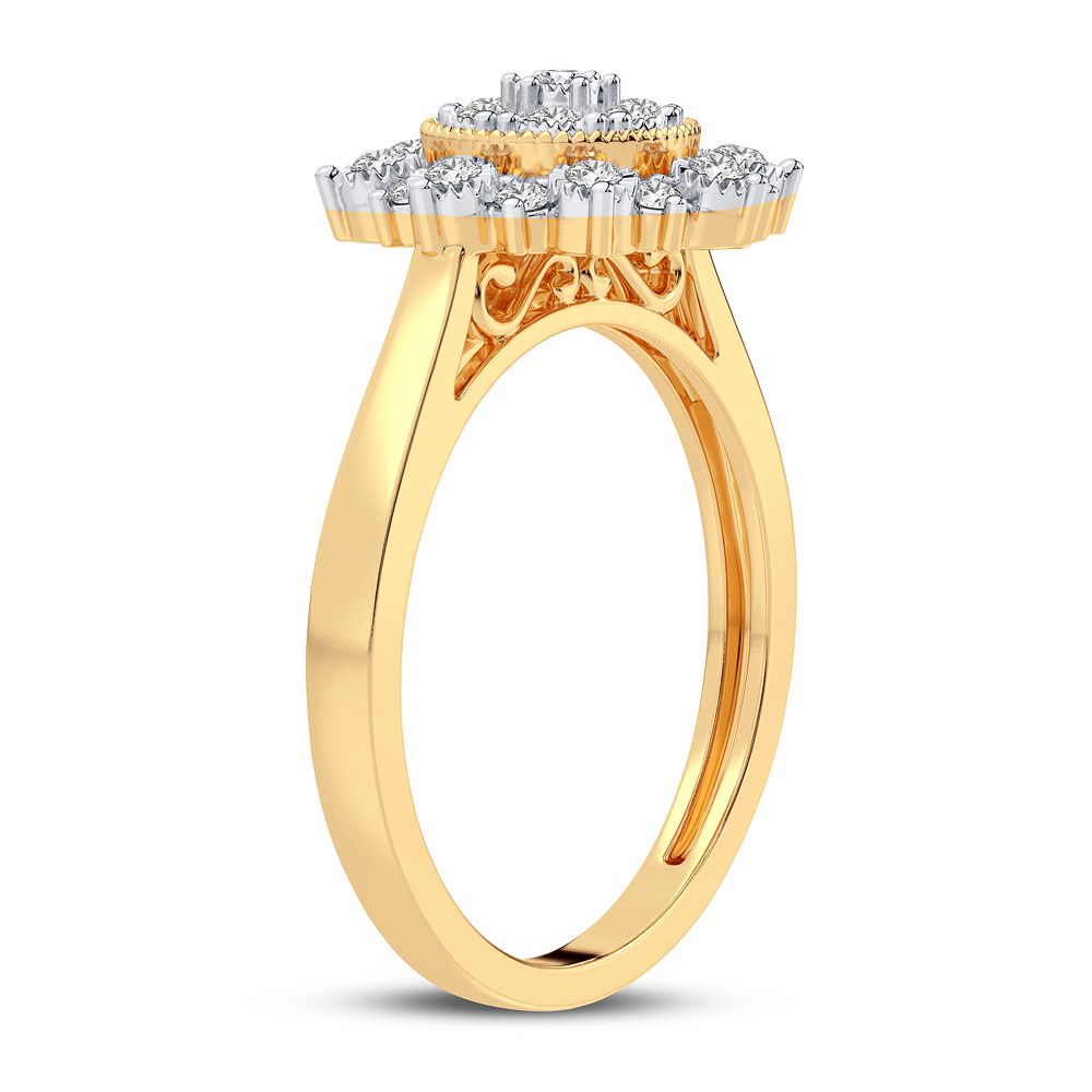 10K 0.20CT Diamond Ring