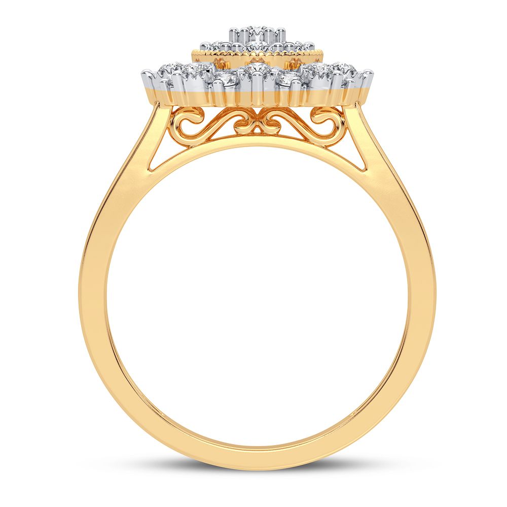 10K 0.20CT Diamond Ring
