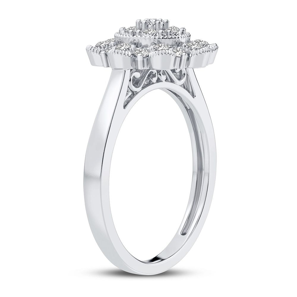 10K 0.20CT Diamond Ring
