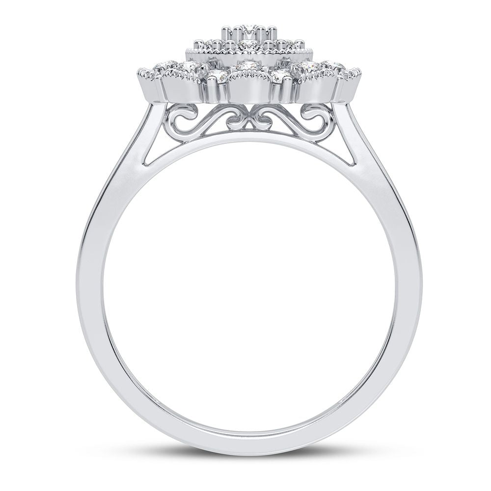 10K 0.20CT Diamond Ring