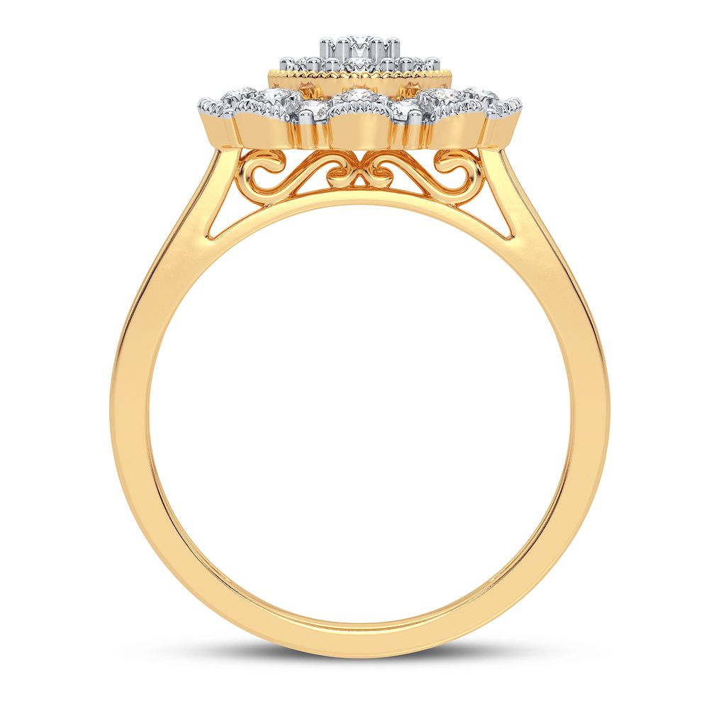 10K 0.20CT Diamond Ring