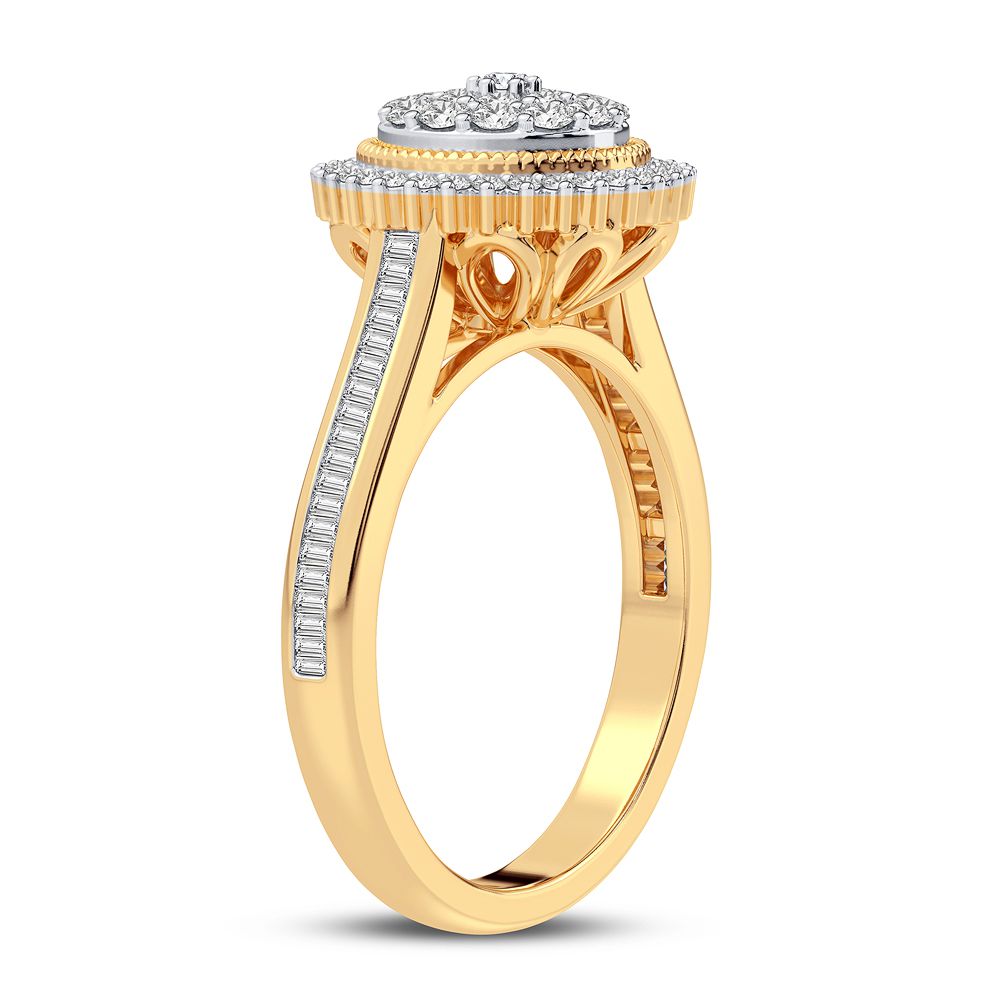 10K 0.50CT Diamond Ring