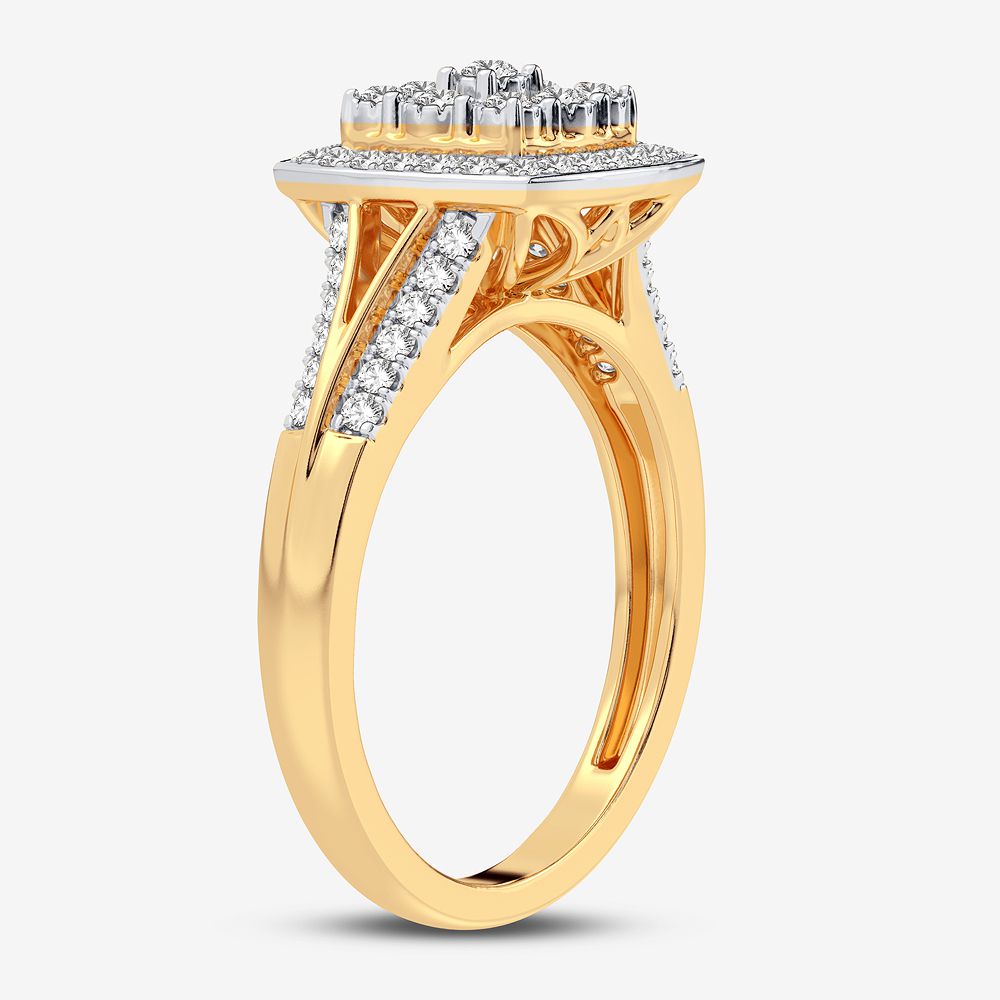 10K 0.25CT Diamond Ring