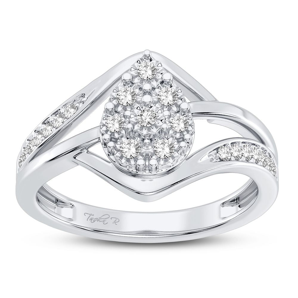 10K 0.10CT Diamond Ring