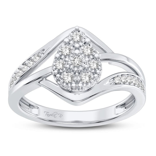 10K 0.10CT Diamond Ring