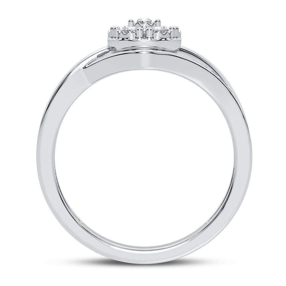 10K 0.10CT Diamond Ring