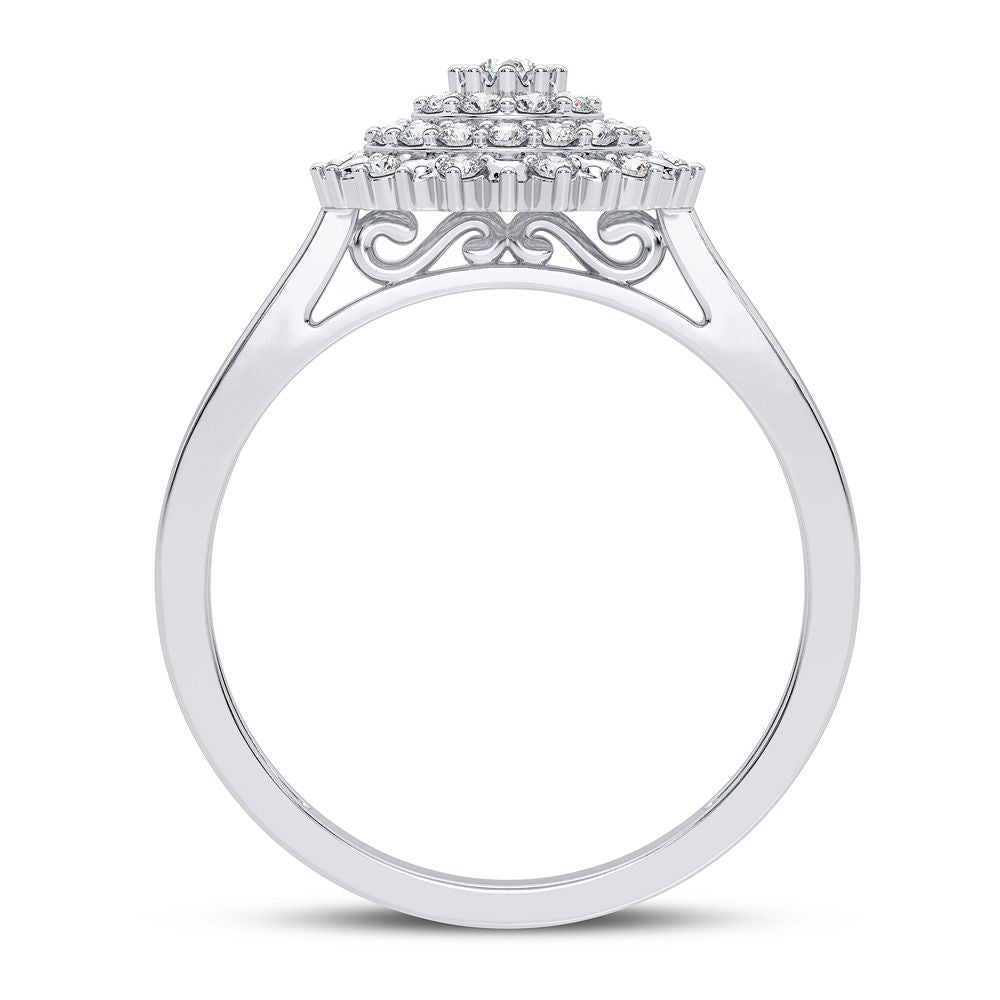 10K 0.25CT Diamond Ring