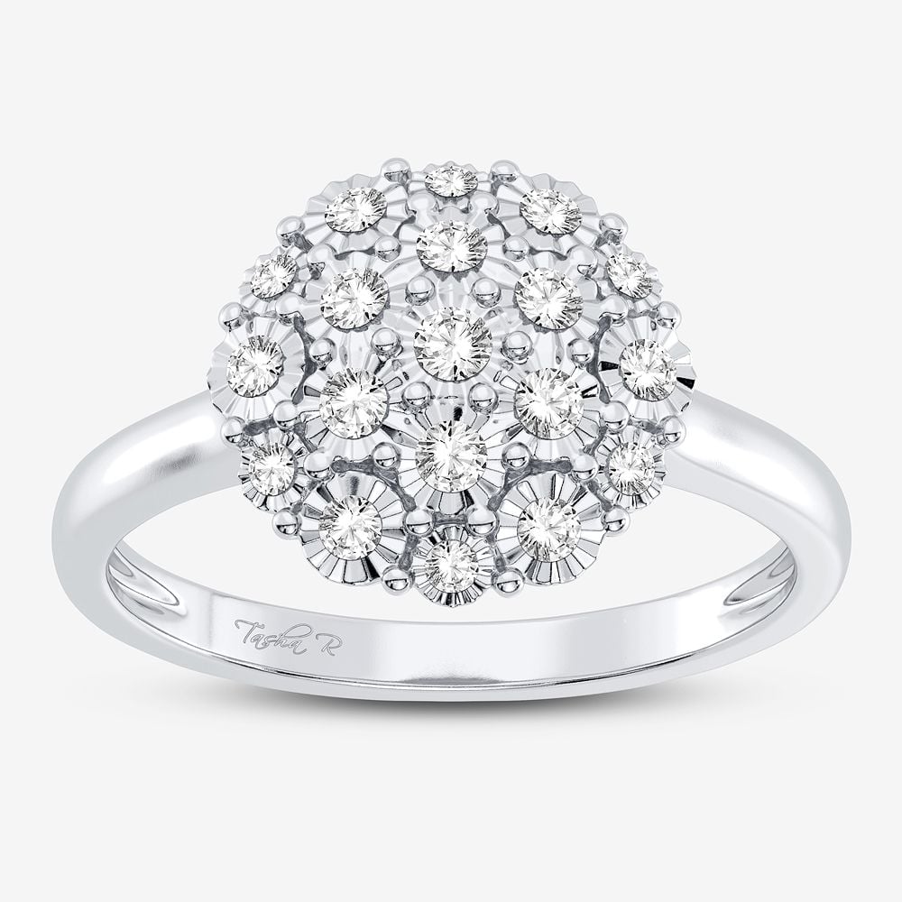 10K 0.11CT Diamond Ring