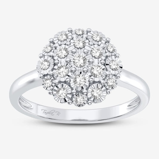 10K 0.11CT Diamond Ring