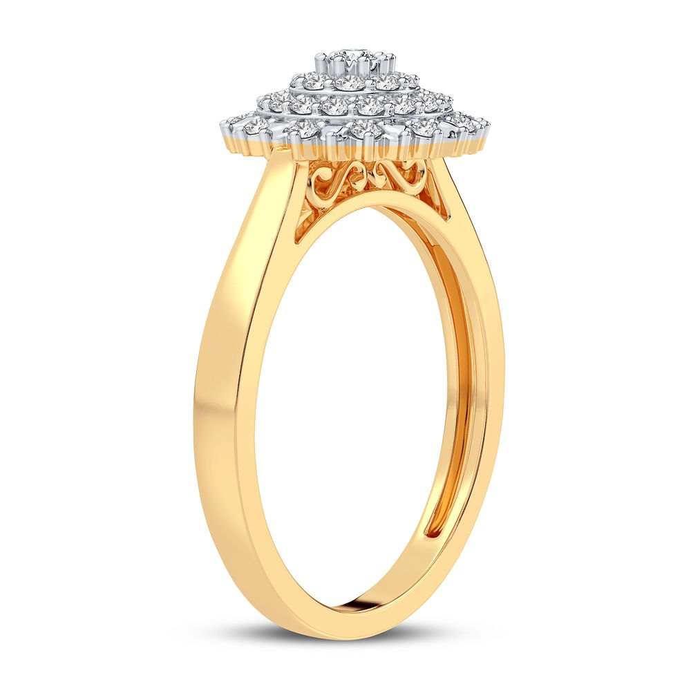 10K 0.25CT Diamond Ring
