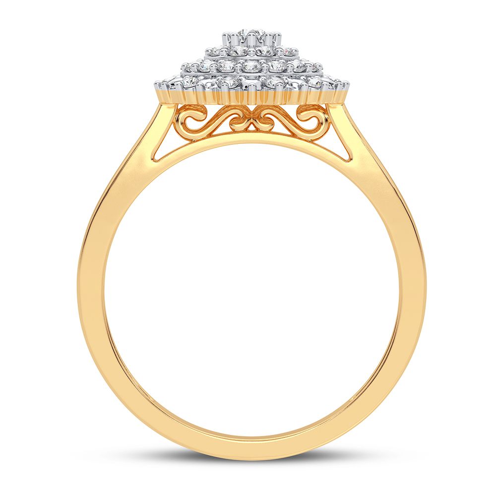 10K 0.25CT Diamond Ring