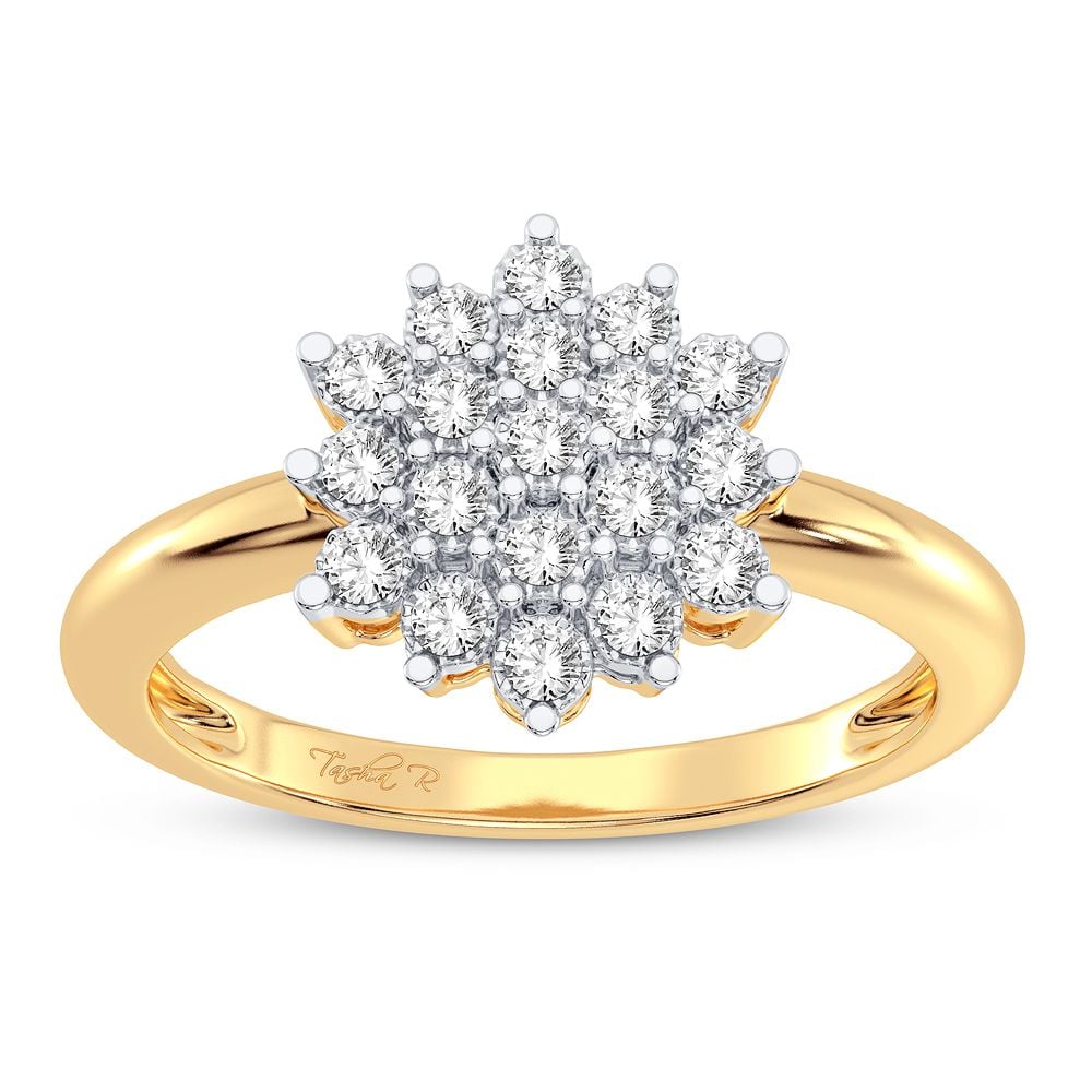 10K 0.16CT Diamond Ring